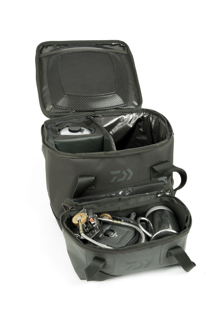 Borsa Accessori Daiwa Infinity System - 4L, Verde Oliva, Per Pesca - Foto 12